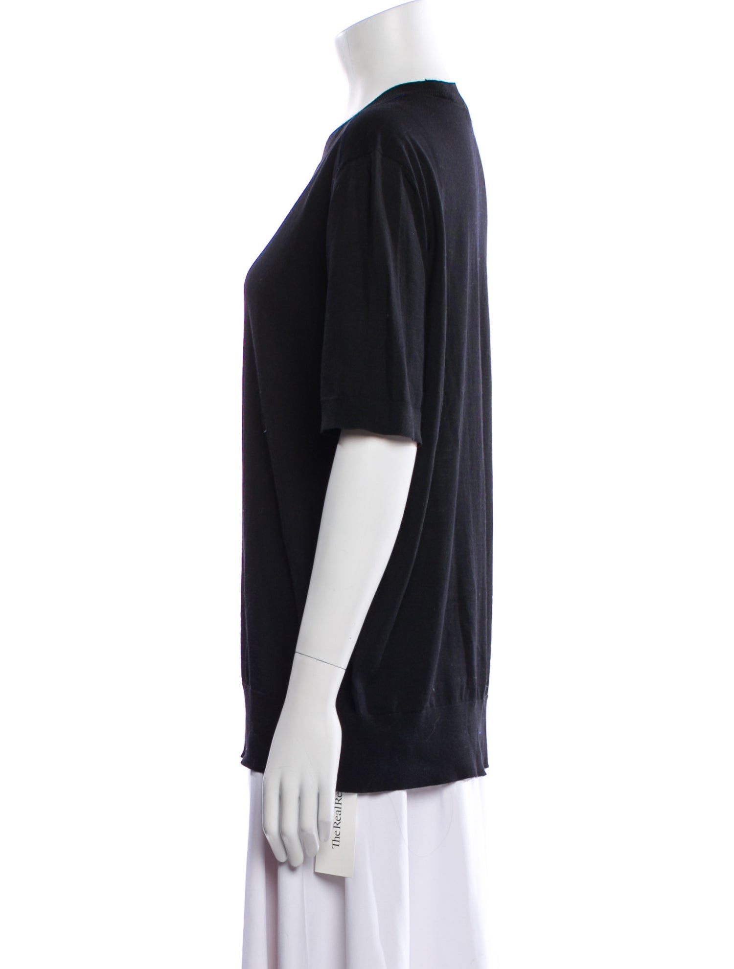 Burberry Wool Crew Neck T-Shirt